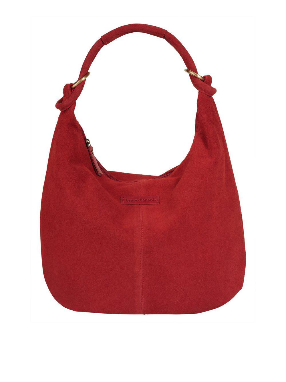 Bruno Banani Shopper Damen Leder, rot von Bruno Banani