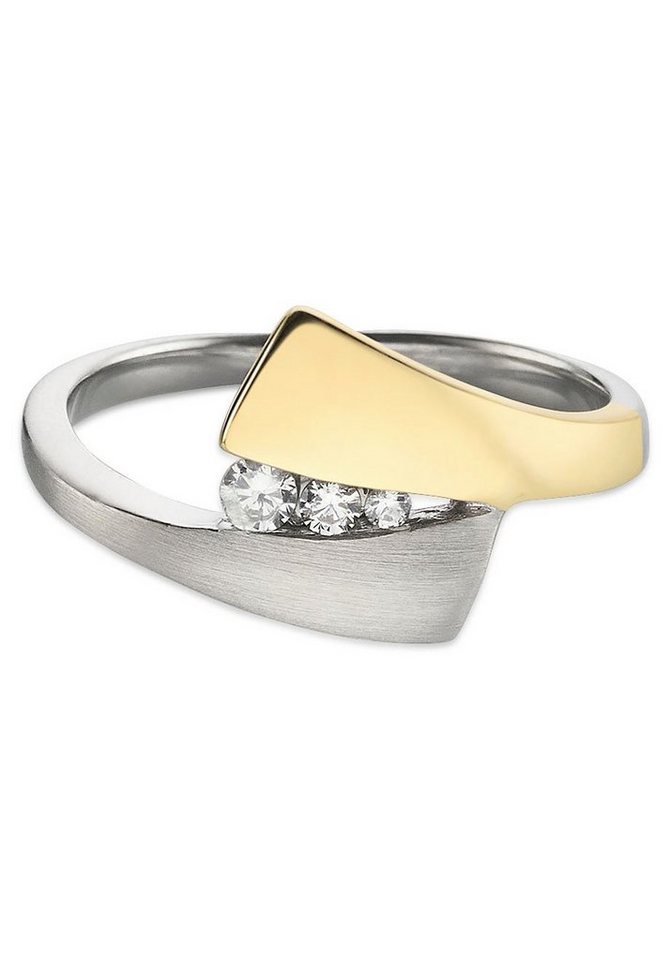 Bruno Banani Fingerring Schmuck Geschenk Silber 925 Damenring, mit Zirkonia (synth) von Bruno Banani