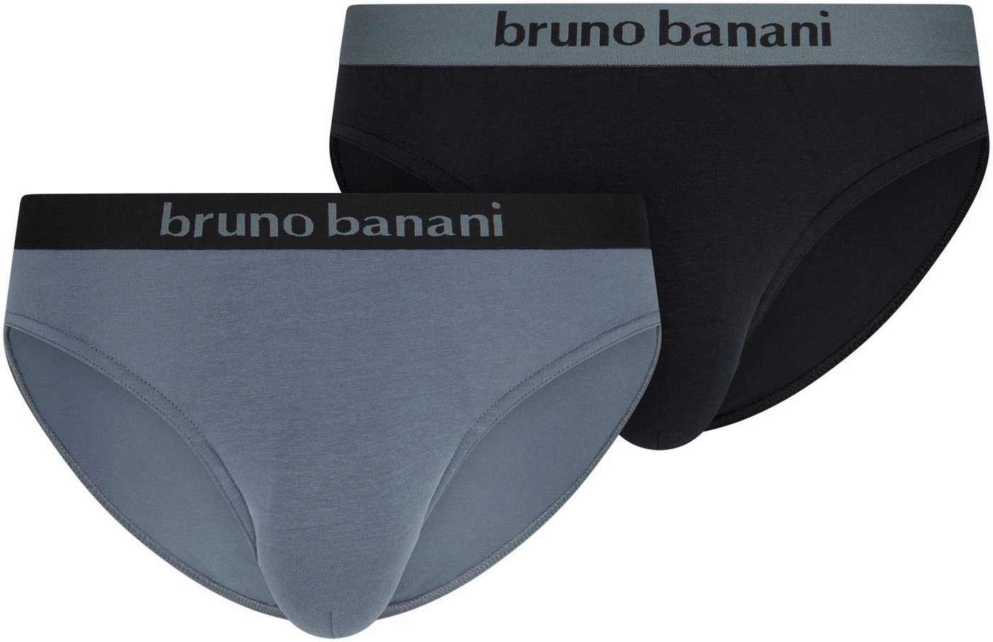 Bruno Banani Slip Flowing (2er Pack) mit Logobund von Bruno Banani