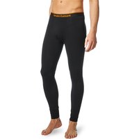 bruno banani Herren Lange Unterhose schwarz Baumwolle unifarben von Bruno Banani