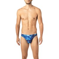 bruno banani Herren String blau Mikrofaser Geprintet von Bruno Banani