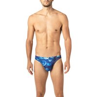 bruno banani Herren String blau Mikrofaser Geprintet von Bruno Banani