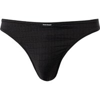 bruno banani Herren String Schwarz Mikrofaser unifarben von Bruno Banani