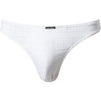 bruno banani Herren String Weiß Mikrofaser unifarben von Bruno Banani
