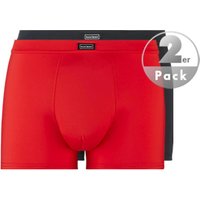 bruno banani Herren Trunks rot Mikrofaser unifarben von Bruno Banani