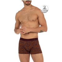 bruno banani Herren Trunks violett Baumwolle gemustert von Bruno Banani