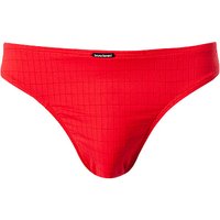 bruno banani Herren String rot Mikrofaser unifarben von Bruno Banani