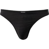 bruno banani Herren String schwarz Mikrofaser unifarben von Bruno Banani