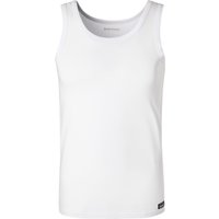 bruno banani Herren Tanktop weiß Baumwolle unifarben von Bruno Banani