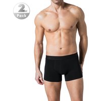 bruno banani Herren Trunks schwarz Baumwolle unifarben von Bruno Banani