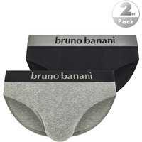 bruno banani Herren Slips grau Baumwolle unifarben von Bruno Banani