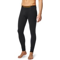 bruno banani Herren Lange Unterhose schwarz Baumwolle unifarben von Bruno Banani