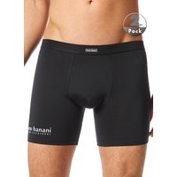 bruno banani Herren Trunks schwarz Mikrofaser unifarben von Bruno Banani