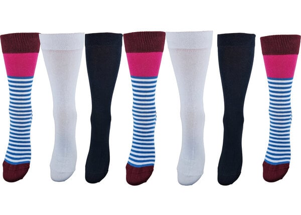 Bruno Barella GOTS zertifizierte Biobaumwolle Socken "in 7er Pack" von Bruno Barella