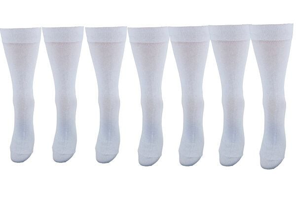 Bruno Barella GOTS zertifizierte Biobaumwolle Socken in 7er Pack weiss von Bruno Barella