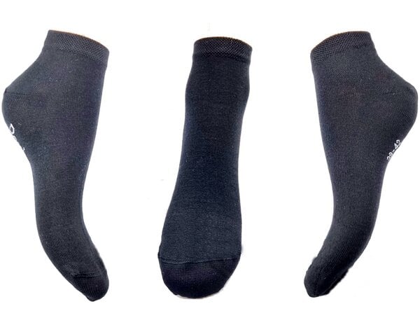 Bruno Barella Sneaker Socken aus Bambuscellulose gewonnene Viskosefaser in schwarz von Bruno Barella