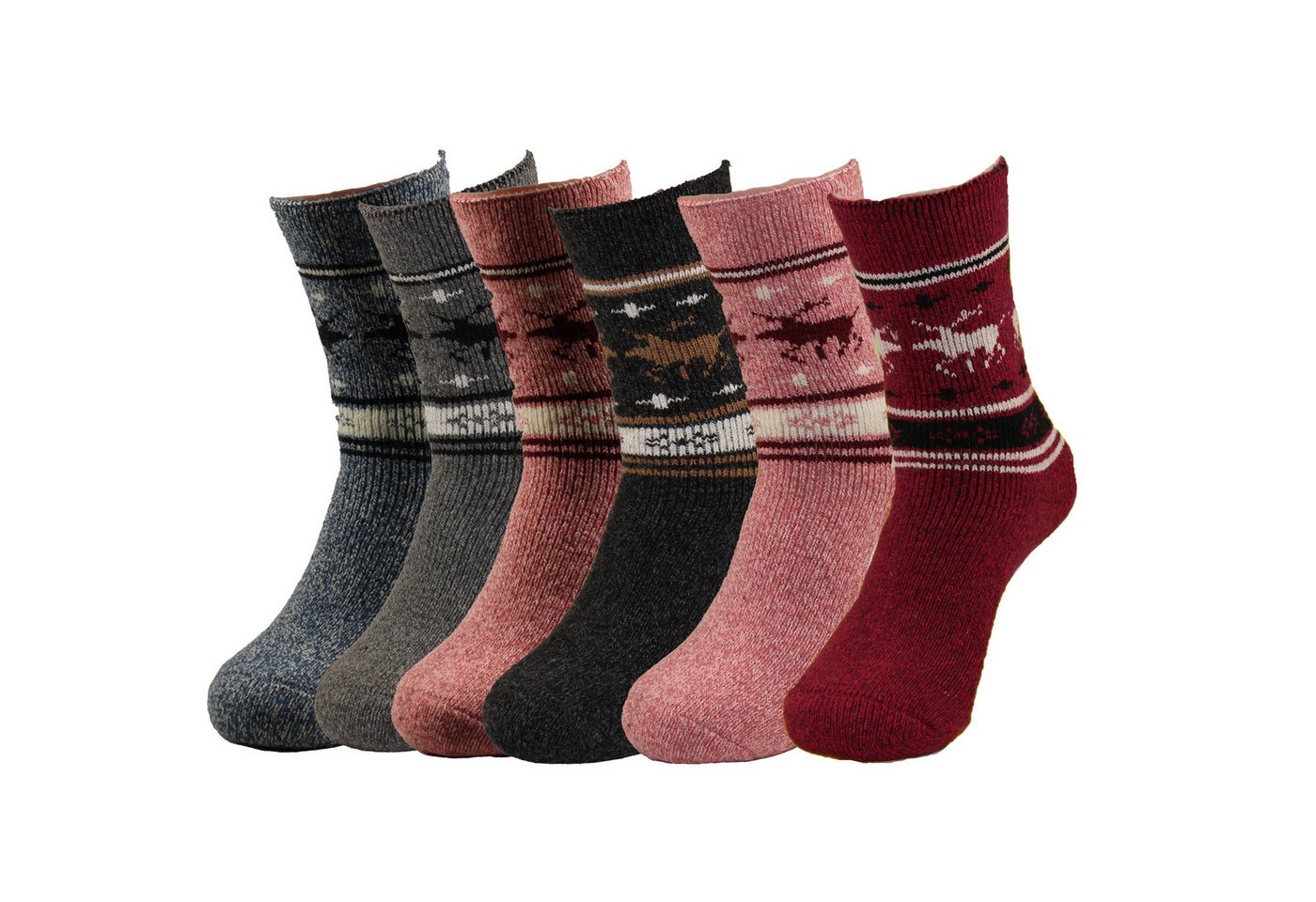 Bruno Barella Socken Winter Thermo Socken aus Alpaka Wolle 6er Pack (3 Paar) von Bruno Barella