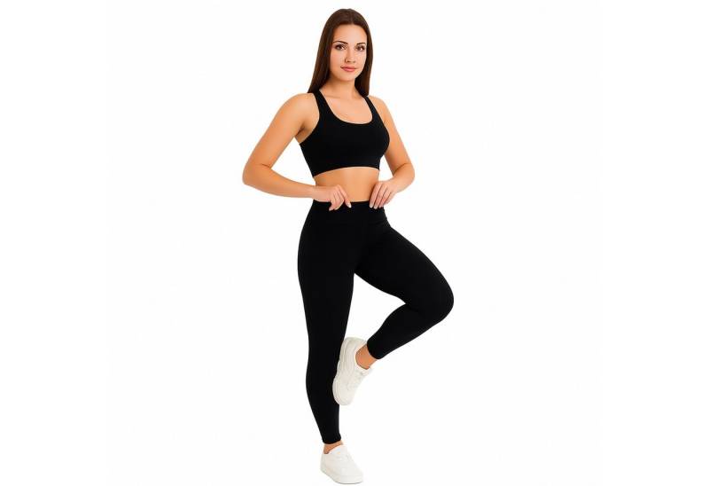 Bruno Barella Sport-Bustier Sport-BH & Leggings „Luna“ von Bruno Barella, Schwarz (Bekleidungsset bestehend aus Sport-BH und Leggings – nachhaltig produziert, wahlweise einzeln oder als komplettes Set erhältlich., Sport-BH & Leggings als Set oder einzeln erhältlich) Nachhaltige Sportmode in Schwarz – bequem & figurbetont Bruno Barella Sport-Bustier Sport-BH & Leggings „Luna“ von Bruno Barella, Schwarz (Bekleidungsset bestehend aus Sport-BH und Leggings – nachhaltig produziert, wahlweise einzeln oder als komplettes Set erhältlich., Sport-BH & Leggings als Set oder einzeln erhältlich) Nachhaltige Sportmode in Schwarz – bequem & figurbetont von Bruno Barella