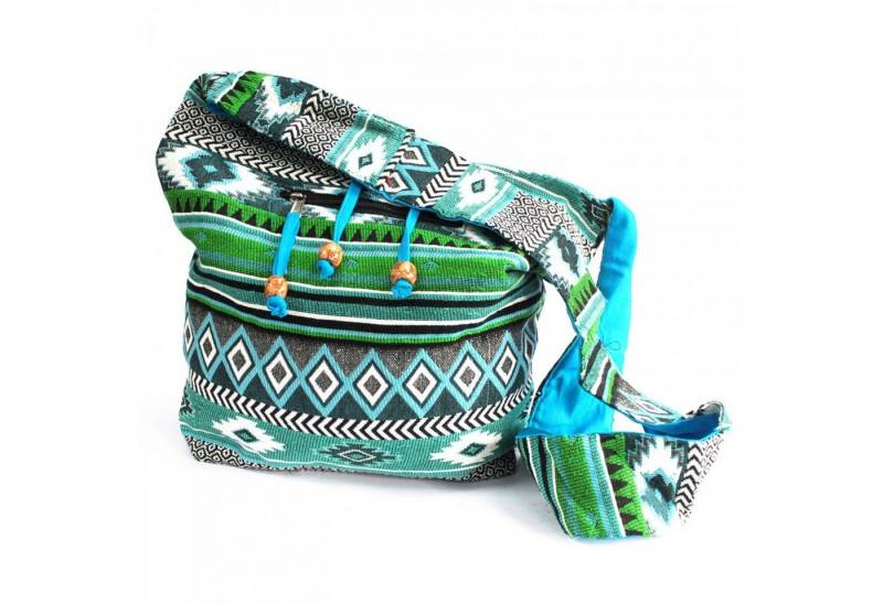 Bruno Barella Umhängetasche Umhängetasche mit breitem Gurt, Reißverschluss von Bruno Barella