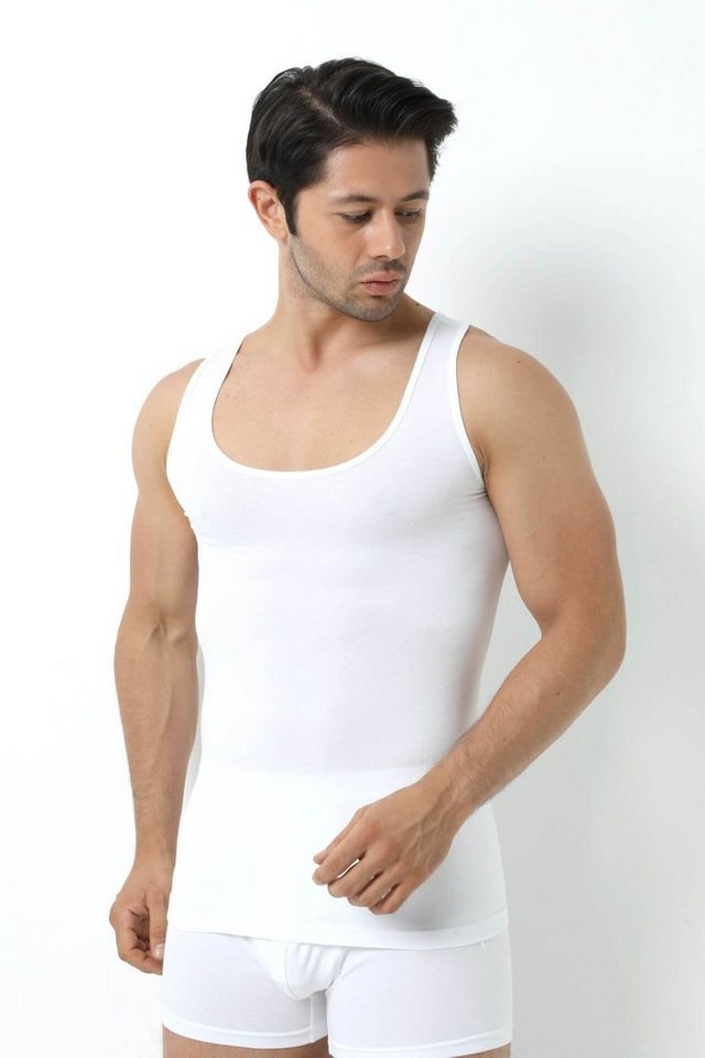 Bruno Barella Unterhemd Herren unterhemd aus feinster Biobaumwolle von Bruno Barella