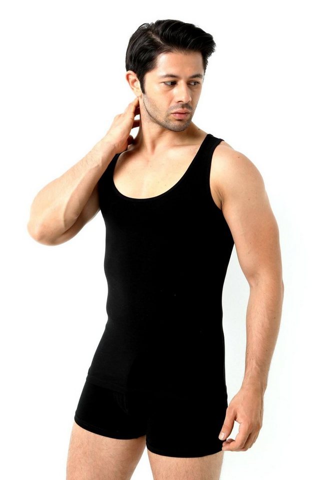 Bruno Barella Unterhemd Herren unterhemd aus feinster Biobaumwolle von Bruno Barella