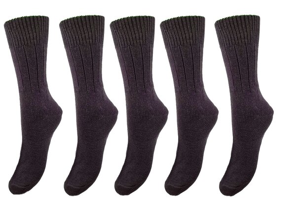 Bruno Barella Winter Thermo Socken mit Schafwolle und Alpakawolle 5er Set von Bruno Barella