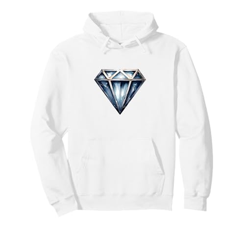 Diamantenweißes T-Shirt mit weißem Grafik-T-Shirt für Herren Pullover Hoodie Diamantenweißes T-Shirt mit weißem Grafik-T-Shirt für Herren Pullover Hoodie von Bruno Biacchi