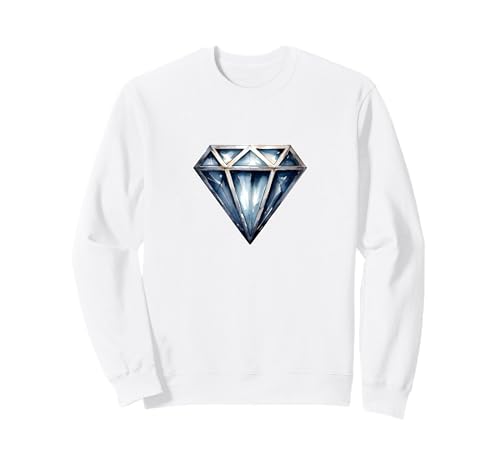 Diamantenweißes T-Shirt mit weißem Grafik-T-Shirt für Herren Sweatshirt Diamantenweißes T-Shirt mit weißem Grafik-T-Shirt für Herren Sweatshirt von Bruno Biacchi