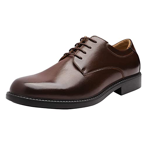 Bruno Marc Anzugschuhe Herren Business Schuhe Derby Schnürhalbschuhe Leder Mit Oxford Dunkelbraun-E DOWNING-02-E Größe 41 (EUR) von Bruno Marc