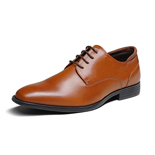Bruno Marc Herren Anzugschuhe Derby Schnürschuhe Business Schuhe Formale Moderne Klassische,Size 43,Braun 1 von Bruno Marc
