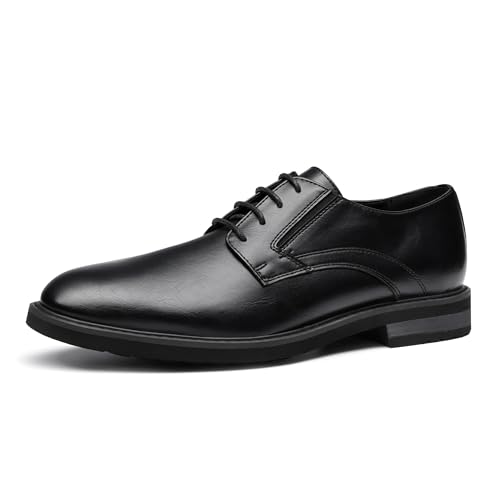 Bruno Marc Herren Anzugschuhe Klassische Business Schnürhalbderby ins Büro leicht und bequem,Size 42,Schwarz,BMEMOX2502 von Bruno Marc