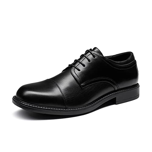 Bruno Marc Herren Anzugschuhe Lederschuhe Business Schuhe Oxfords Derby Schnürhalbschuhe SCHWARZ DOWNING-01-E Größe 42 (EUR) von Bruno Marc