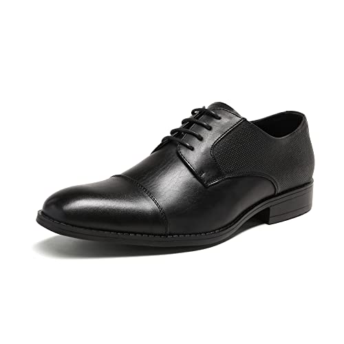 Bruno Marc Herren Anzugschuhe Schnürhalbschuhe Business schnürhalbschuhe büro Herren elegant,Size 43,Schwarz,SBOX222M von Bruno Marc