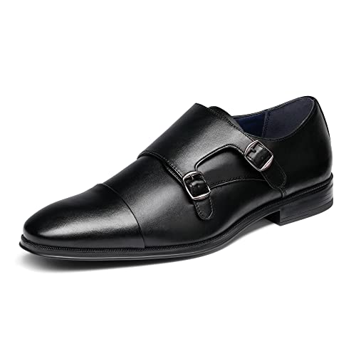 Bruno Marc Herren Monk Strap Loafer Schuhe Slip On Mokassins Anzugschuhe Klassischer Business Monkstrap Mönch Schnallenschuh,Size 46,Schwarz,SBOX2222M-E Bruno Marc Herren Monk Strap Loafer Schuhe Slip On Mokassins Anzugschuhe Klassischer Business Monkstrap Mönch Schnallenschuh,Size 46,Schwarz,SBOX2222M-E von Bruno Marc