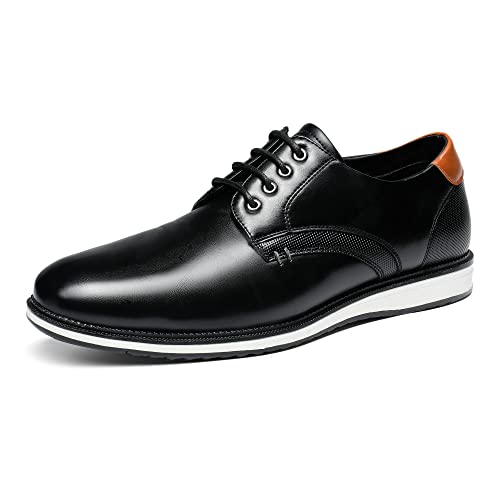 Bruno Marc Herren Anzugschuhe Schnürhalbschuhe Klassischer Business Derby Oxford Hochzeit Schuhe Schnürschuh Lederschuhe,Size 40,Schwarz,SBOX2225M-E von Bruno Marc