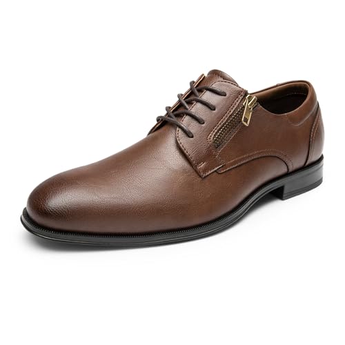 Bruno Marc Herren Anzugschuhe Schnürhalbschuhe Klassischer Business Derby Oxford Hochzeit Schuhe Schnürschuh Lederschuhe mit Reißverschluss,Size 45,Braun,SBOX2415M-E Bruno Marc Herren Anzugschuhe Schnürhalbschuhe Klassischer Business Derby Oxford Hochzeit Schuhe Schnürschuh Lederschuhe mit Reißverschluss,Size 45,Braun,SBOX2415M-E von Bruno Marc