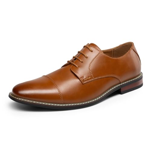 Bruno Marc Herren Derby Anzugschuhe Klassischer Business Schnürhalbschuhe,Size 41,Braun,BMUMOX2528 von Bruno Marc