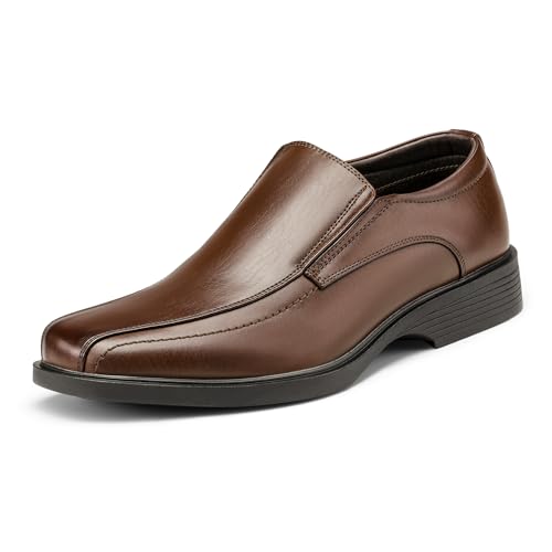 Bruno Marc Herren Mokassin Anzugschuhe Herren Slipper Slip on Business Schuhe,Size 41.5,DUNKEL/BRAUN,CAMBRIDGE-05 von Bruno Marc
