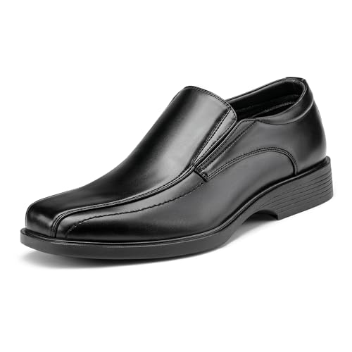 Bruno Marc Herren Mokassin Anzugschuhe Herren Slipper Slip on Bussnis Schuhe Cambridge-05,schwarz 44.5EU/11US von Bruno Marc