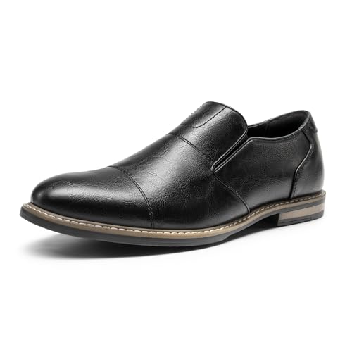 Bruno Marc Herren Mokassin Anzugschuhe Slipper & Mokassins Slip Loafer Herrenschuhe,Size 43,Schwarz,SBLS2421M-E von Bruno Marc