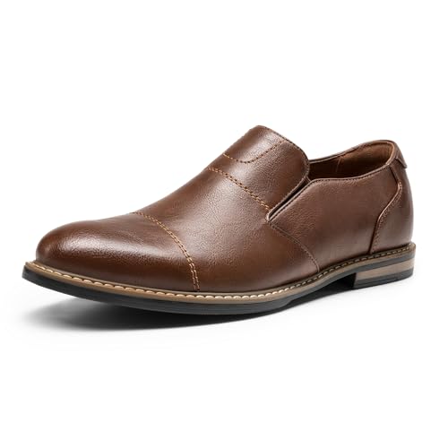 Bruno Marc Herren Mokassin Anzugschuhe Slipper & Mokassins Slip Loafer Herrenschuhe,Size 47,Braun,SBLS2421M-E von Bruno Marc