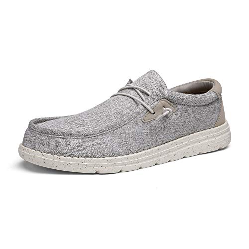 Bruno Marc Herren Mokassins Flache Slipper Slip on Loafer Weich Comfort Klassische Schuhe,Size 42,Beige,BLS211 von Bruno Marc