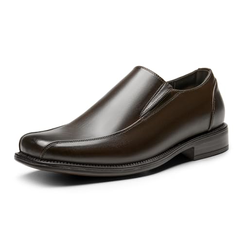 Bruno Marc Herren Mokassin Anzugschuhe Herren Slipper Slip on Business Schuhe,Size 44.5,DUNKEL/BRAUN,CAMBRIDGE-05 von Bruno Marc