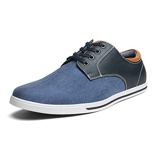 Bruno Marc Herren Oxfords Schuhe Turnschuhe Schnürhalbschuhe Mode Sneakers Marine RIVERA-01 Größe 42EU/9US von Bruno Marc