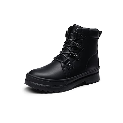 Bruno Marc Herren Schneestiefel Warm Gef?ttert Jungs Winterstiefel Kurzschaft Stiefeletten Arbeit Stiefel Winter Outdoor Trekking Wander Schuhe SCHWARZ SBSB223M-E Gr??e 45 (EUR) von Bruno Marc