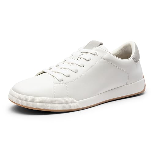 Bruno Marc Herren Sneakers Schnürhalbschuhe Leichte Trainers Mode Lace-up,Size 43,Weiss,BMUMFN2506 von Bruno Marc