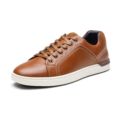 Bruno Marc Herren Schnürhalbschuhe Schuhe Turnschuhe Walkingschuhe Mode Lace-up,Size 47W,Braun,SBFS211MWIDE von Bruno Marc