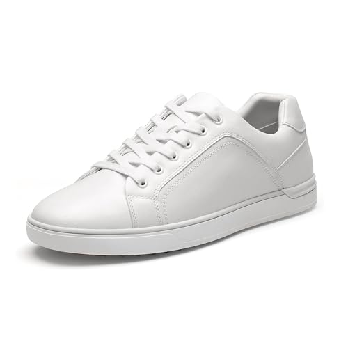 Bruno Marc Herren Schnürhalbschuhe Schuhe Turnschuhe Walkingschuhe Mode Lace-up,Size 43,Weiss,SBFS211M von Bruno Marc