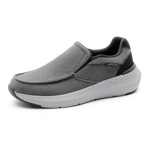 Bruno Marc Herren Slipper Mokassin,Size 44.5,Dunkelgrau,BMUMLS2513 von Bruno Marc