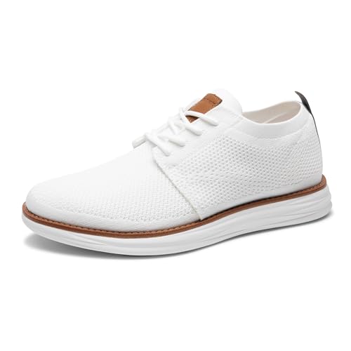 Bruno Marc Herren Sneaker Mesh Sneakers Oxfords Leichte Schuhe Atmungsaktives Obermaterial Memory Foam Insole Leichte Außensohle,Size 46,Weiss,GRAND-01 Bruno Marc Herren Sneaker Mesh Sneakers Oxfords Leichte Schuhe Atmungsaktives Obermaterial Memory Foam Insole Leichte Außensohle,Size 46,Weiss,GRAND-01 von Bruno Marc